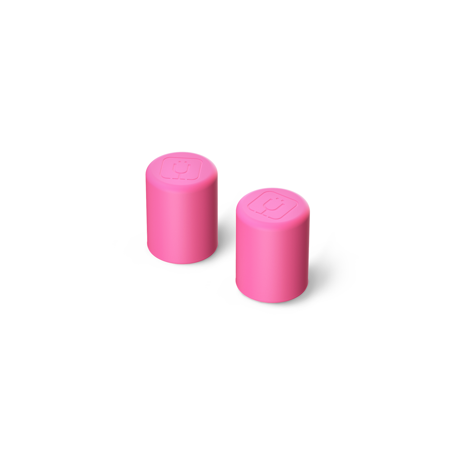 Magnetic Straw Cover | Neon Pink | 2-Pack