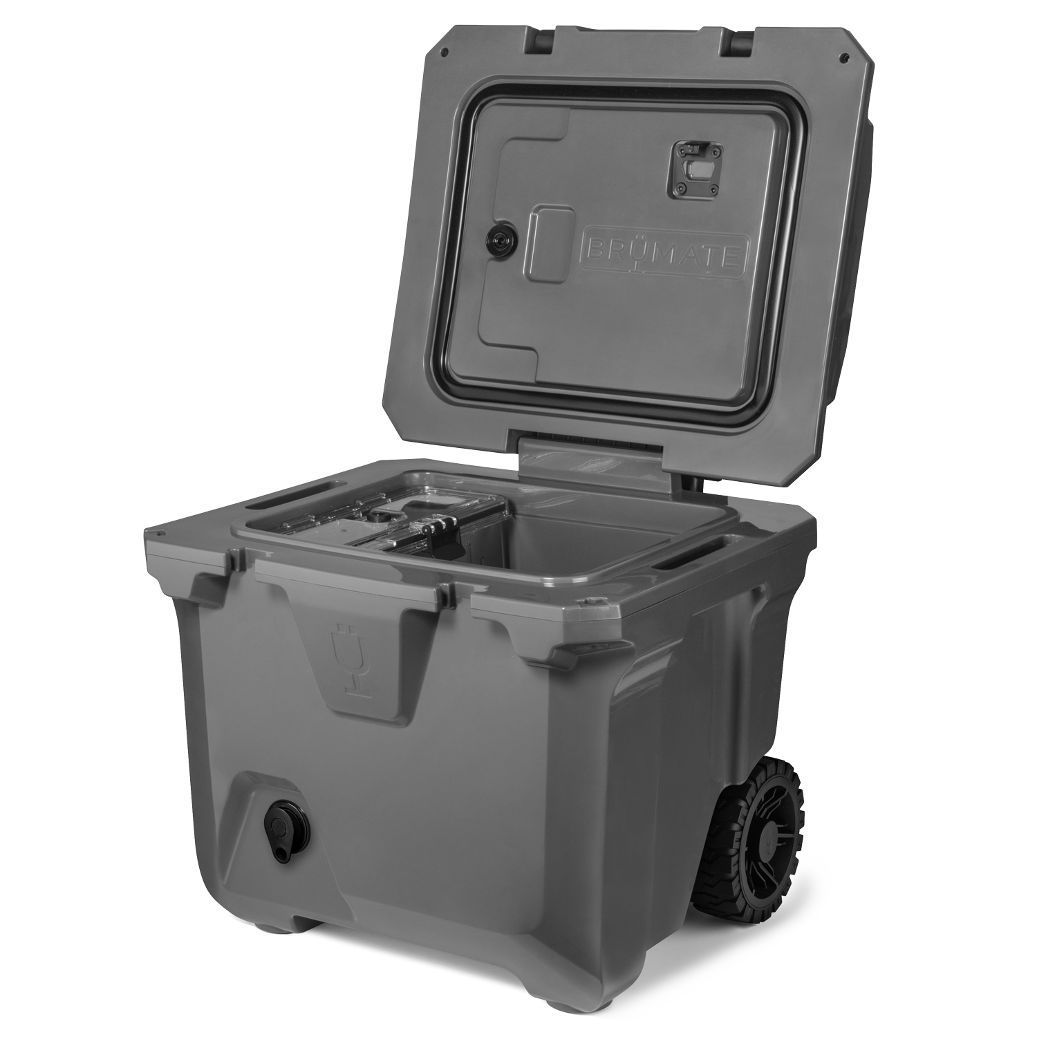 BrüTank 35-Quart Rolling Cooler | Charcoal