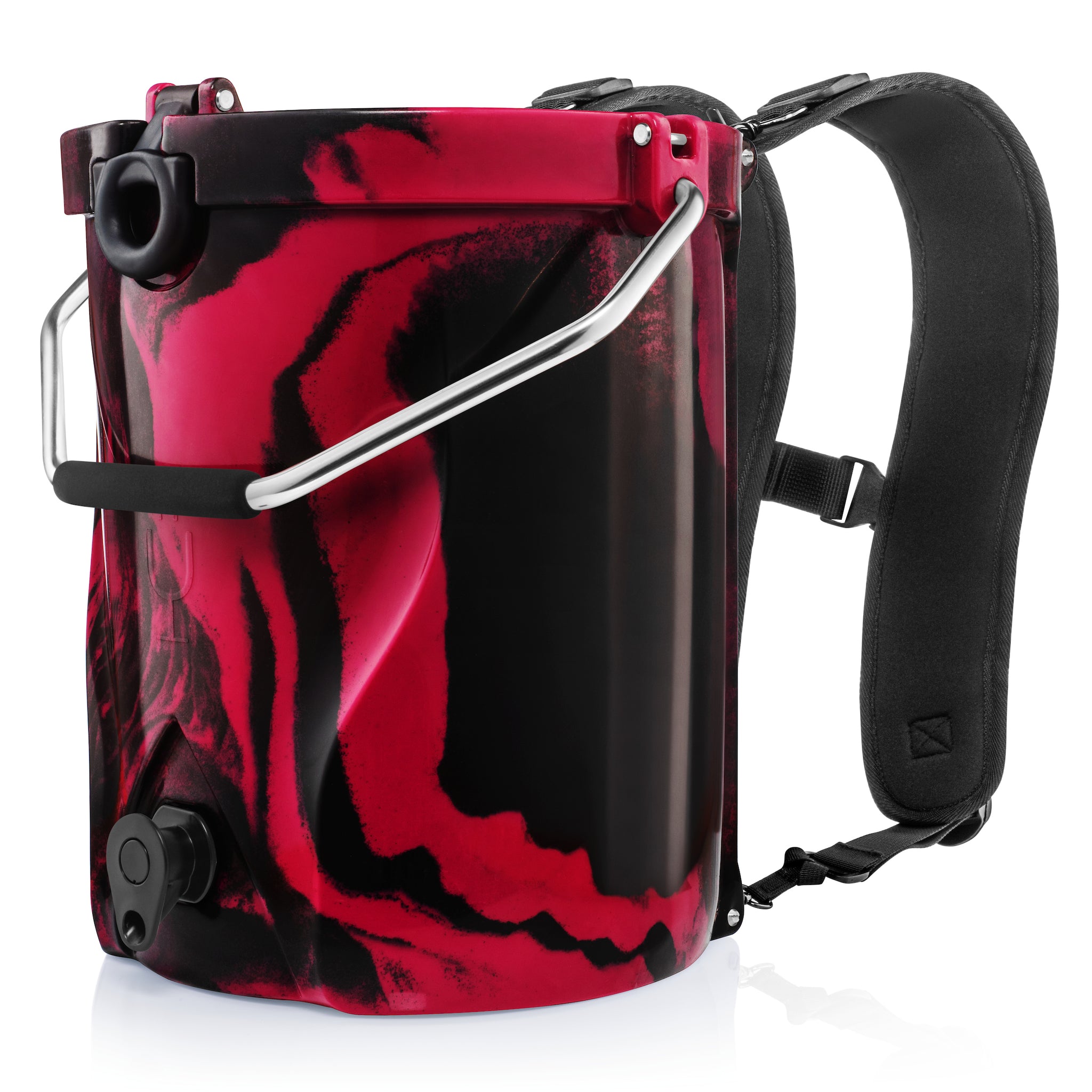 BackTap™ | Red & Black Swirl | 3gal