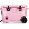 BrüTank 55-Quart Rolling Cooler | Blush