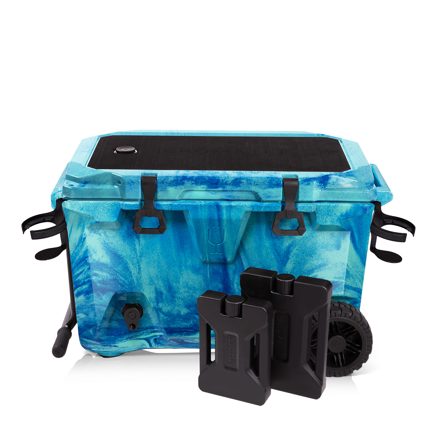 BrüTank Double Drink Holder Bundle | Ocean Swirl