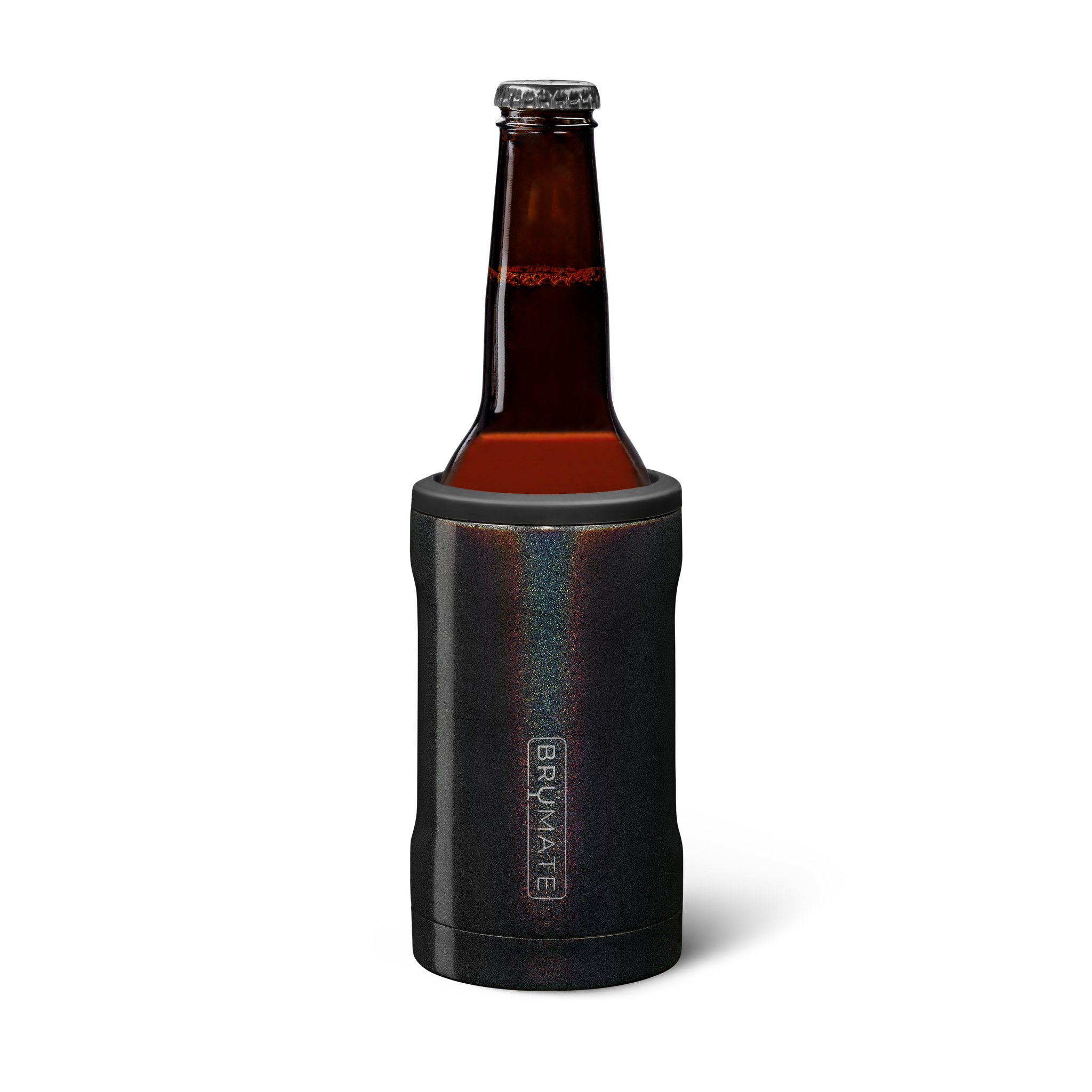 Hopsulator Bott'l | Glitter Charcoal | 12oz Bottles