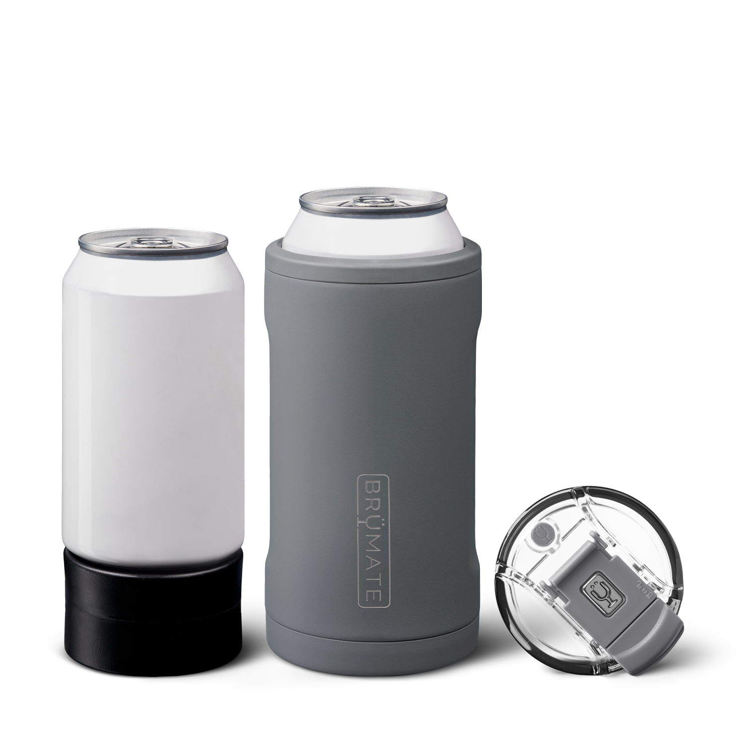 Hopsulator Trio | Matte Gray | 12/16oz Standard Cans